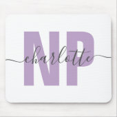 NPパーソナライズされたナース開業者卒業シック マウスパッド (正面)