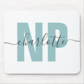 NPパーソナライズされたナース開業者卒業シック マウスパッド (正面)