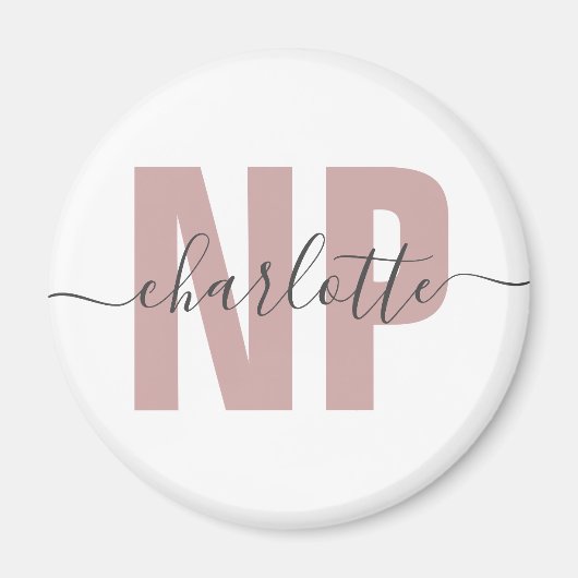 NPパーソナライズされたナース開業者卒業シック マグネット (正面)