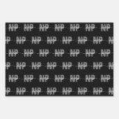NPパーソナライズされたナース開業者卒業シック ラッピングペーパーシート (正面)