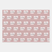 NPパーソナライズされたナース開業者卒業シック ラッピングペーパーシート (正面3)