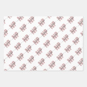 NPパーソナライズされたナース開業者卒業シック ラッピングペーパーシート (正面2)