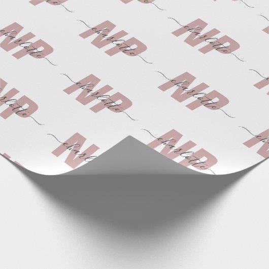 NPパーソナライズされたナース開業者卒業シック ラッピングペーパー (角)