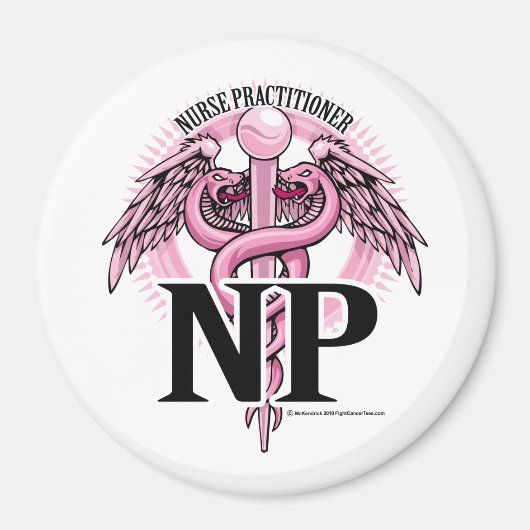 NPピンクカドゥセウス マグネット (正面)