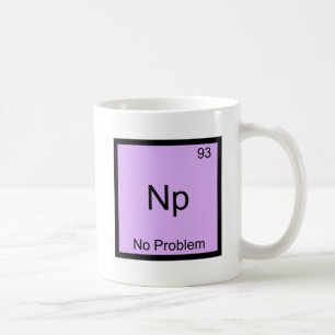 Np-問題のない化学要素シンボおもしろいル コーヒーマグカップ