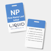 NP 1099 Badge - Updated バッジ (Front & Back)