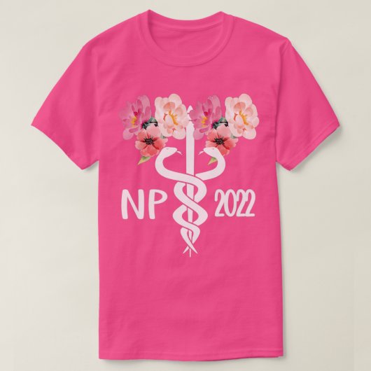 NP 2022卒業ナース修士卒業 Tシャツ (デザイン正面)