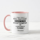 NP Thank You Personalized Nurse Practitioner マグカップ (左)