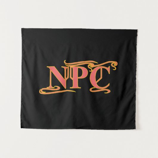 NPCがRPGを奪ったり殺したりしなおもしろいい タペストリー (正面(横))