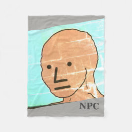 NPCのミームのおもしろいの演劇のゲーム毛布 フリースブランケット