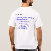 NPCのワイシャツ Tシャツ (裏面)