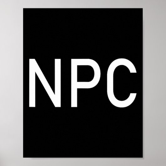 Npcの遊ハロウィーンおもしろいLarp Rpgロール ポスター (正面)