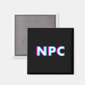 Npcミーム - ノンプレイヤーキャラクター 2 マグネット (正面/裏面)