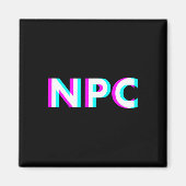 Npcミーム - ノンプレイヤーキャラクター 2 マグネット (正面)