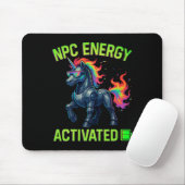 Npc エナジー起動 面白い美学 ゲーマー RGB ピクセル マウスパッド (マウス)