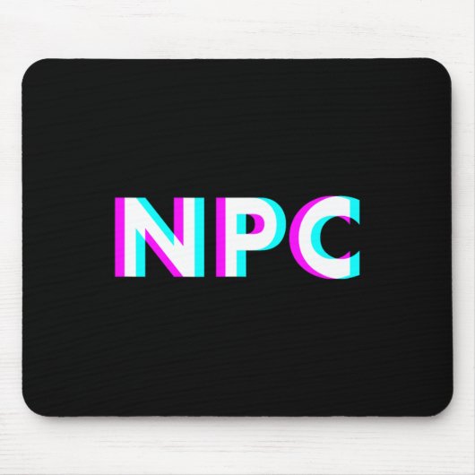 Npc ミーム - ノンプレイヤーキャラクター 2 マウスパッド (正面)