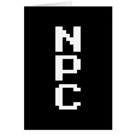 NPC – 再生できないキャラクターカード (正面)