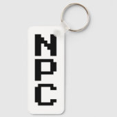 NPC – 再生できないキャラクター キーホルダー (裏面)