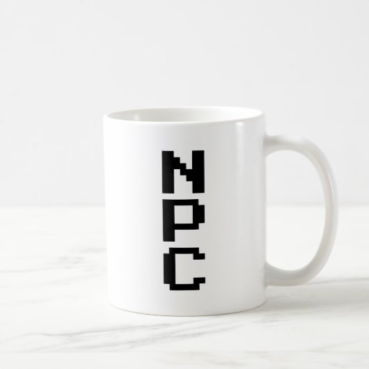 NPC – 再生できないキャラクター コーヒーマグカップ (右)