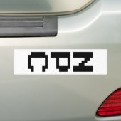 NPC – 再生できないキャラクター バンパーステッカー (車上)