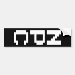 NPC – 再生できないキャラクター バンパーステッカー