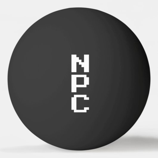 NPC – 再生できないキャラクター 卓球ボール (正面)
