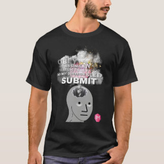 NPC: 堤出して下さい Tシャツ