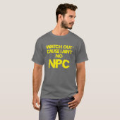 NPC – 非警告プレイヤーキャラクター- Tシャツ男性 Tシャツ (正面フル)