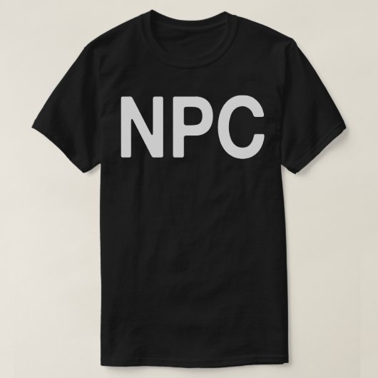 NPC 2 Tシャツ (デザイン正面)
