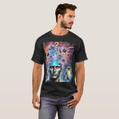 NPC Brain Break - Fractal Overload Tee Tシャツ (正面フル)