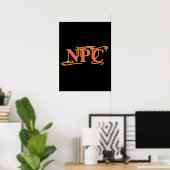 NPC Do Not Maim Rob or Kill Funny RPG ポスター (ホームオフィス)