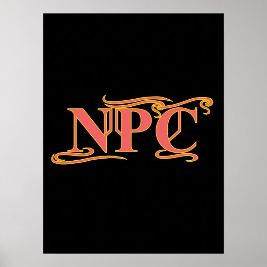 NPC Do Not Maim Rob or Kill Funny RPG ポスター (正面)