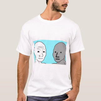 NPC Wojak非プレーヤーキャラクターミームギフト Tシャツ