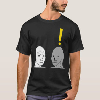 NPC Wojak Meme Tシャツ