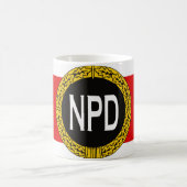 NPD:National-Demokratische Partei Deutschlands コーヒーマグカップ (中央)