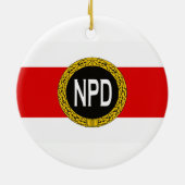 NPD:National-Demokratische Partei Deutschlands セラミックオーナメント (裏面)