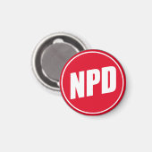 NPD:National-Demokratische Partei Deutschlands マグネット (正面/裏面)