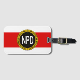 NPD:National-Demokratische Partei Deutschlands ラゲッジタグ