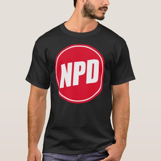 NPD:National-Demokratische Partei Deutschlands Tシャツ (正面)