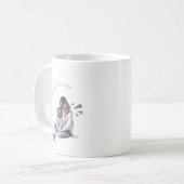 NPF-mugg – Trött, stark & full av kärlek コーヒーマグカップ (正面左)