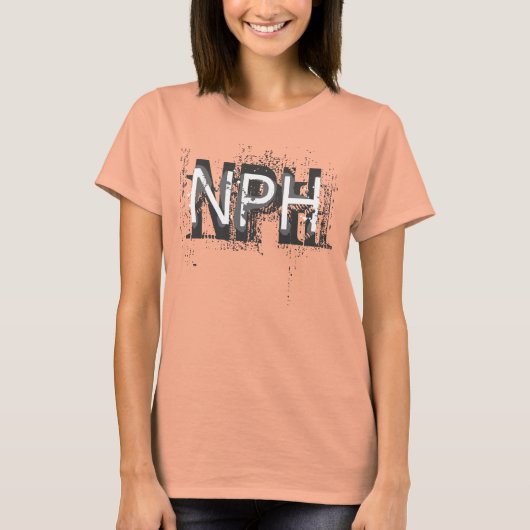 NPHトップ – 背面なし Tシャツ (正面)