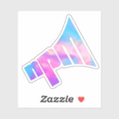 NPMパステルロゴステッカー シール (シート)