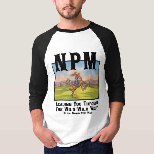 NPMワイルドウェストラグランTシャツ Tシャツ (正面)