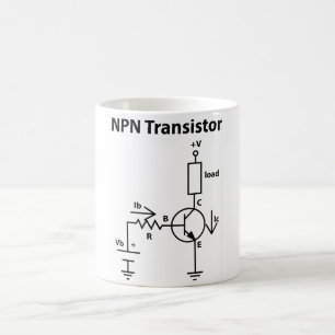 NPNのトランジスターマグ コーヒーマグカップ