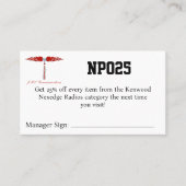 NPO25クーポン 名刺 (正面)