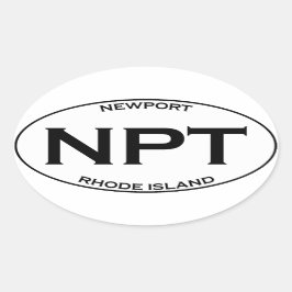 NPT -ニューポートロードアイランド 楕円形シール