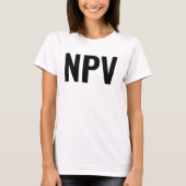 NPV正味現在価値 Tシャツ (正面)
