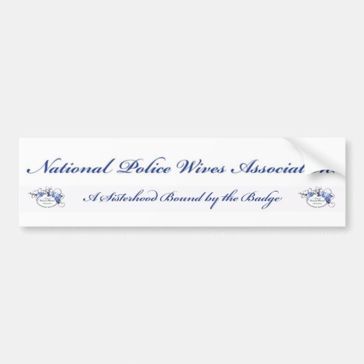 NPWAのバンパーステッカー バンパーステッカー (正面)