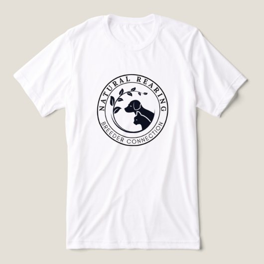 NRBCロゴブラック – ユニセックス トライブレンドＴシャツ (デザイン正面)