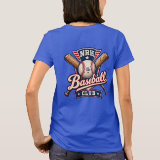 NRH Baseball Club 1952 ビンテージ バーシティ レディースTシャツ Tシャツ